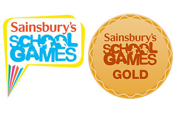 School Games-flag - gold